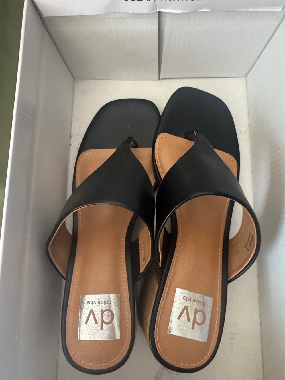 DV by Dolce Vita Black Sandals NWOT